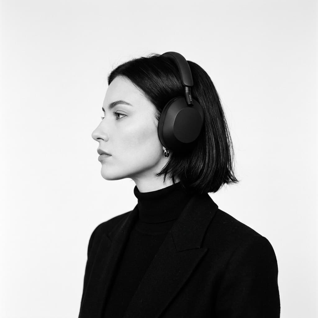 Headphones person